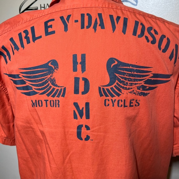 🔥 Harley Davidson button up shirt 🔥 Reduced 🔥 - Picture 3 of 7